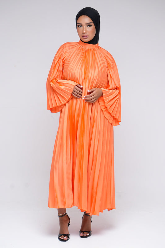 Robe orange éventail🍊